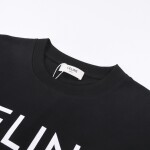 Tee Celine Logo Black Ss2022