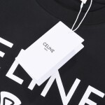 Tee Celine Logo Black Ss2022