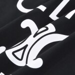 Tee Celine Logo Black Ss2022