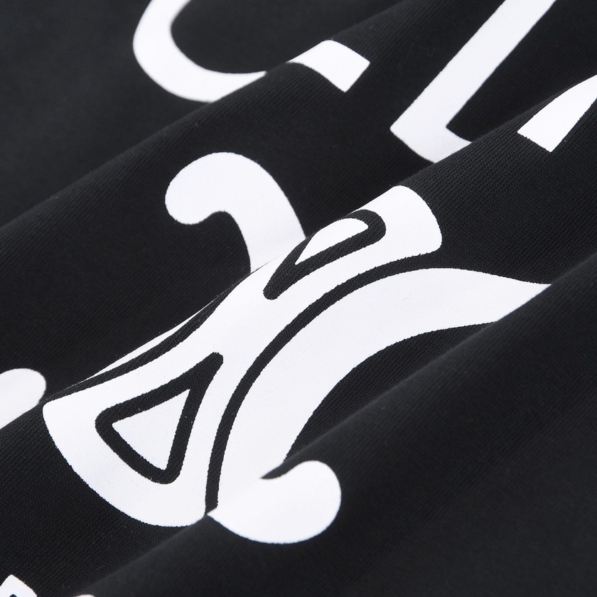 Tee Celine Logo Black Ss2022