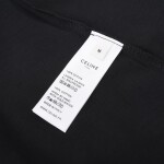 Tee Celine Logo Black Ss2022