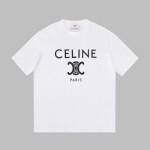 Tee Celine Logo White Ss2022