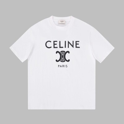 Tee Celine Logo White Ss2022