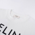 Tee Celine Logo White Ss2022