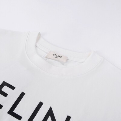 Tee Celine Logo White Ss2022