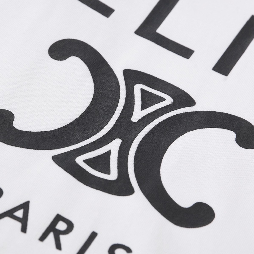 Tee Celine Logo White Ss2022