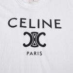 Tee Celine Logo White Ss2022