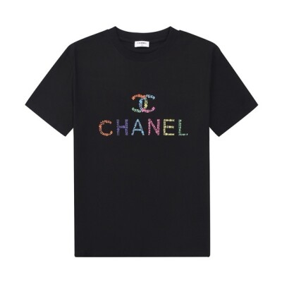 Tee Chanel Mutil Black Ss2022