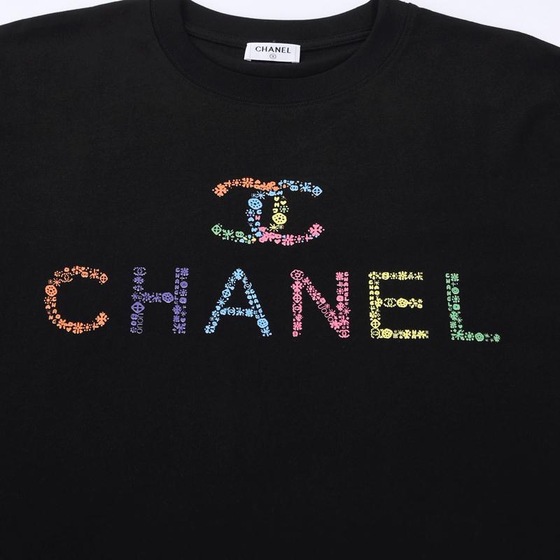 Tee Chanel Mutil Black Ss2022