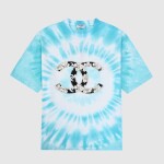 Tee Chanel Tie Dye Blue Ss 2022