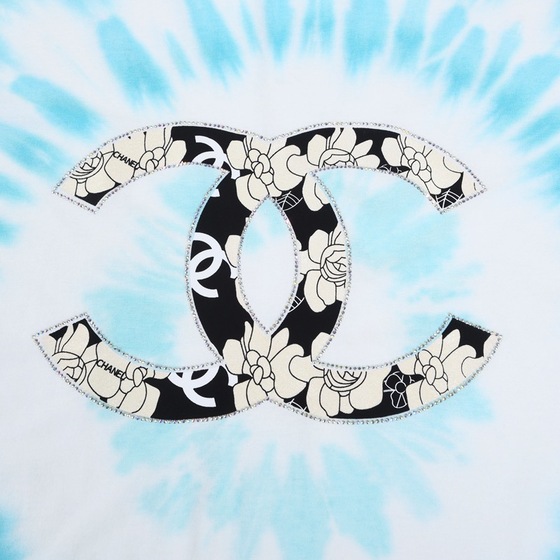 Tee Chanel Tie Dye Blue Ss 2022
