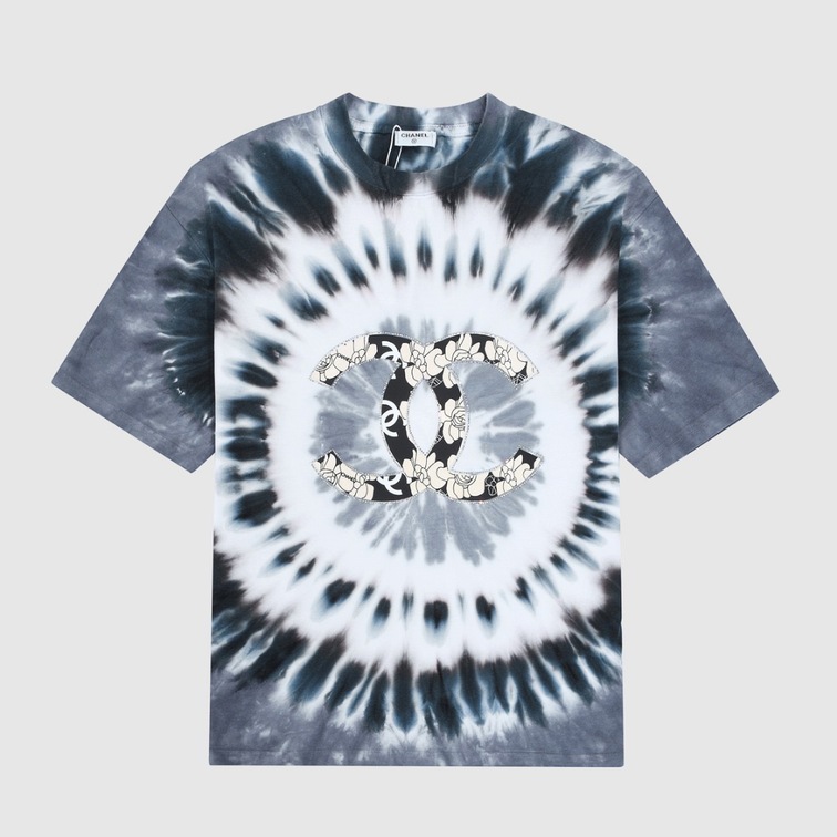 Tee Chanel Tie Dye Gray Ss 2022
