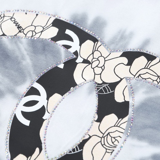 Tee Chanel Tie Dye Gray Ss 2022