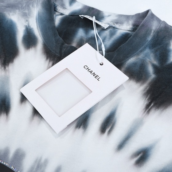 Tee Chanel Tie Dye Gray Ss 2022