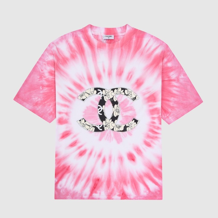 Tee Chanel Tie Dye Pink Ss 2022
