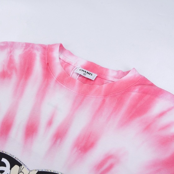 Tee Chanel Tie Dye Pink Ss 2022
