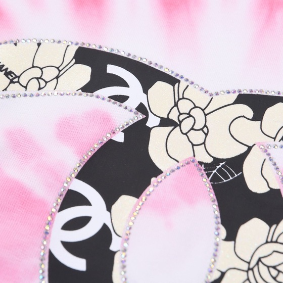 Tee Chanel Tie Dye Pink Ss 2022