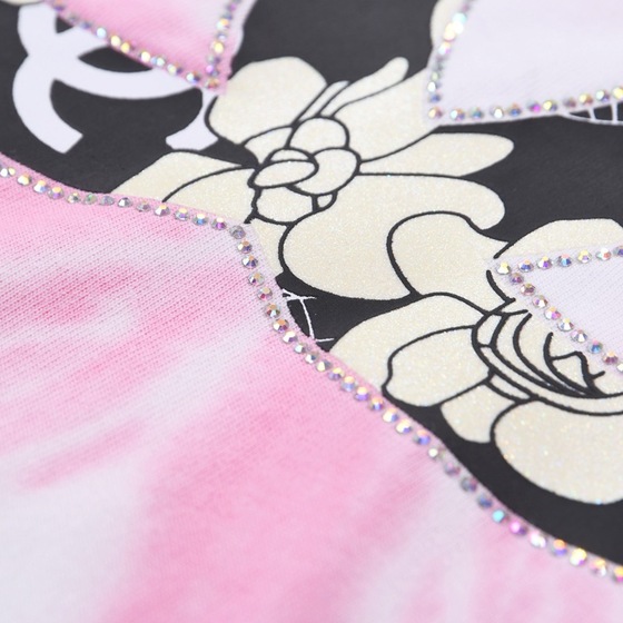 Tee Chanel Tie Dye Pink Ss 2022