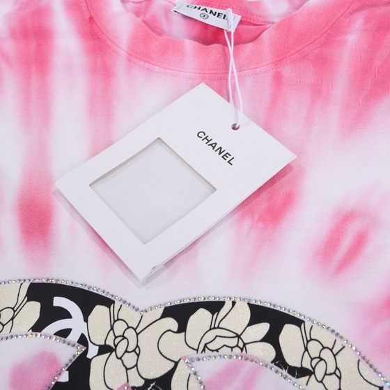 Tee Chanel Tie Dye Pink Ss 2022