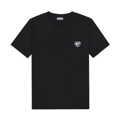 Tee Dior Heart Black Ss2022