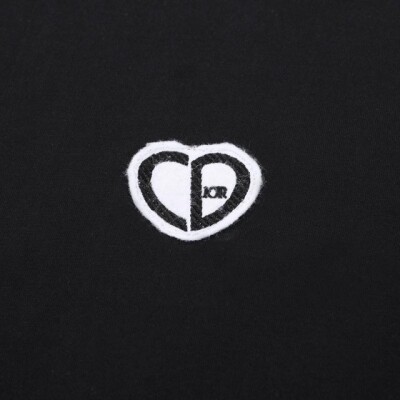 Tee Dior Heart Black Ss2022