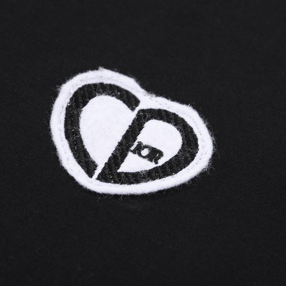 Tee Dior Heart Black Ss2022