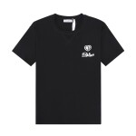 Tee Dior Heart Font Black Ss 2022