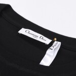 Tee Dior Heart Font Black Ss 2022