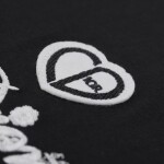 Tee Dior Heart Font Black Ss 2022