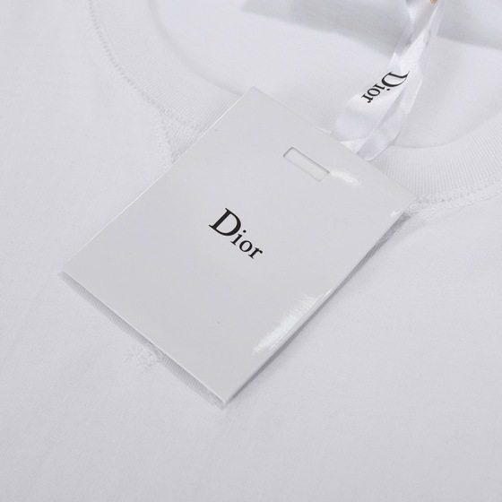 Tee Dior Heart Font White Ss 2022