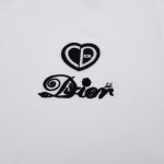 Tee Dior Heart Font White Ss 2022
