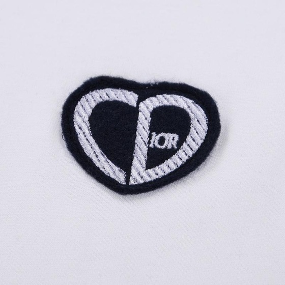 Tee Dior Heart White Ss2022