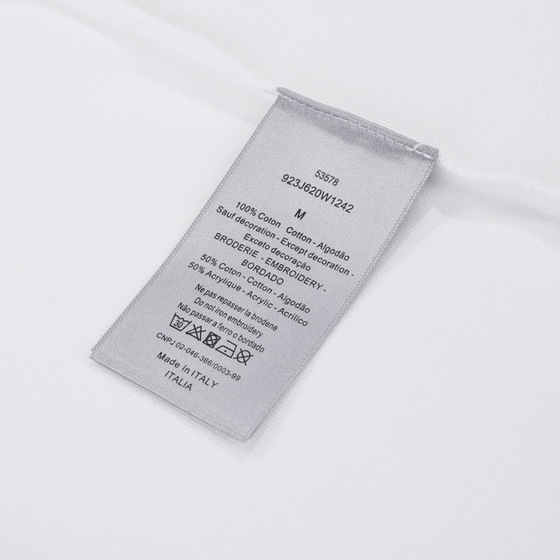 Tee Dior Logo Basic White Ss2022