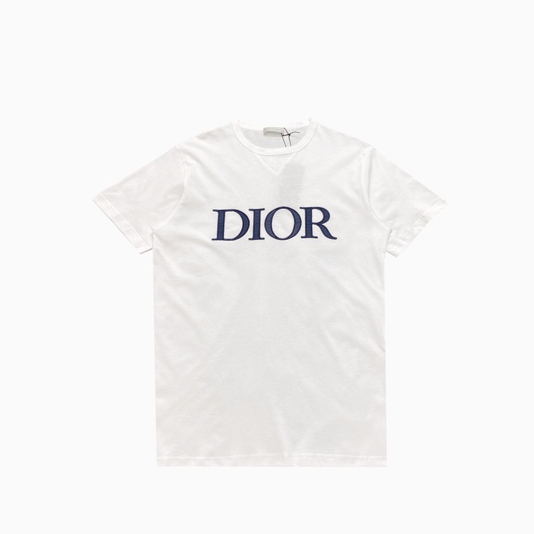 Tee Dior Logo Navy White Ss2022