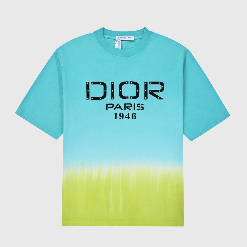 Tee Dior Ombre Yellow Green 1946 Ss2022