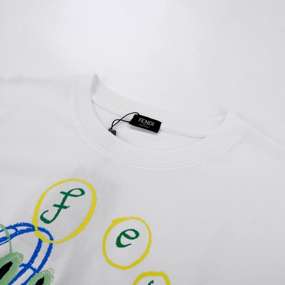 Tee Fendi Cartoon White Ss2022