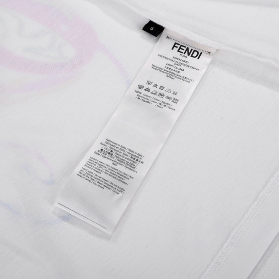 Tee Fendi Cartoon White Ss2022