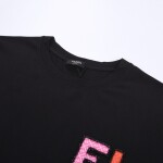Tee Fendi Double F Black Ss2022