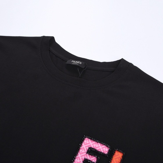 Tee Fendi Double F Black Ss2022