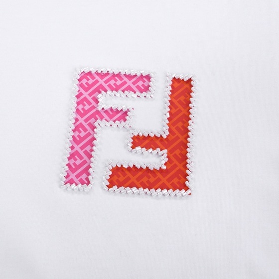 Tee Fendi Double F White Ss2022