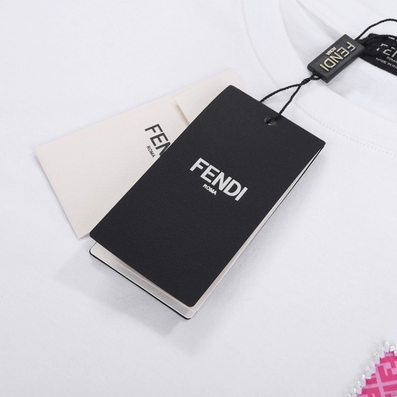 Tee Fendi Double F White Ss2022