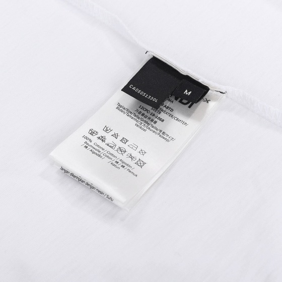 Tee Fendi Double F White Ss2022