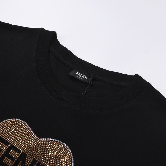 Tee Fendi Gentle Black Ss2022
