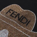Tee Fendi Gentle Black Ss2022