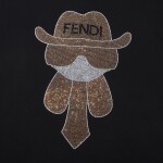 Tee Fendi Gentle Black Ss2022
