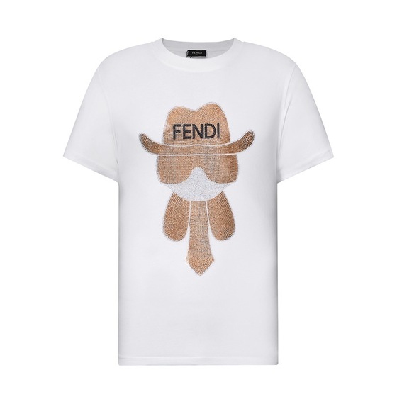 Tee Fendi Gentle White Ss2022