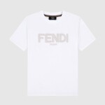 Tee Fendi Logo Basic White Ss2022