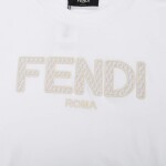 Tee Fendi Logo Basic White Ss2022