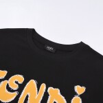Tee Fendi Roma Font Black Ss2022