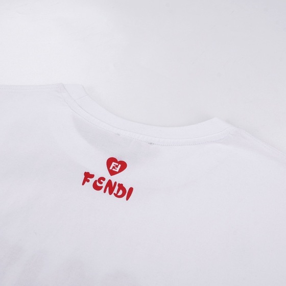 Tee Fendi Roma Font White Ss2022